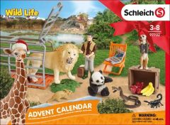 SHL97702 - Les animaux sauvages SCHLEICH - Calendrier de l'avent 2018