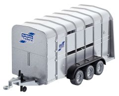SIK2890 - Remorque de transport d'animaux 3 essieux IFOR WILLIAMS Trailers avec 2 vaches