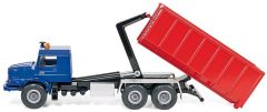 SIK3546 - Camion 6x4 MERCEDES BENZ Zetros avec benne déposable rouge