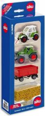 SIK6304 - 3 Véhicules un chargeur et un tracteur avec remorque