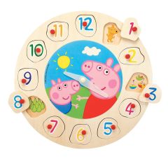 SIM100007216009 - Puzzle - Horloge de 12 pièces  Peppa Pig