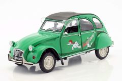 SOL1850026 - Voiture de couleur Verte - CITROEN 2 CV 6 Sausss Ente