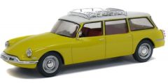 SOL4304400 - Voiture de couleur jaune et blanche - CITROËN DS 19 Break