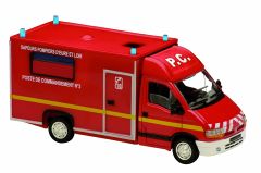SOL50534 - Camion de pompier Renault Master Poste De Commandement N°2 - Sapeurs pompiers d'EURE ET LOIR