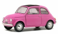 SOL1801402 - Voiture de couleur rose FIAT 500 L