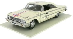 SUN1473 - Voiture de rallye FORD Galaxie 500 hard top n°91 équipage Gredefour - Foulgoc du tour de france 1963