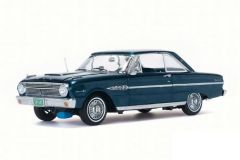 SUN4543 - Voiture berline américaine FORD Falcon hard top de 1963 couleur bleue