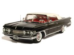 SUN5234 - Voiture cabriolet OLDSMOBILE 98 de 1959 couleur noir à capote blanche