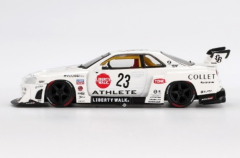MGT01059-R - Voiture de 2024 de couleur blanc - NISSAN GTR R34 Super Silhouette Athlete – Collet