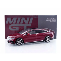 MGT00970-L - Voiture de 2024 de couleur rouge métallisé - MERCEDES BENZ EQS 580 4MATIC