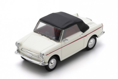 SCH579 - Voiture de 1960 couleur blanc - AUTOBIANCHI Eden Roc