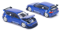 PR64-127 - Voiture couleur bleu métallisé - HONDA Pandem Civic EG6