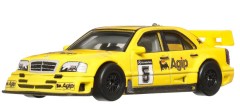 MATHKC62 - Voiture de 1994 jaune – n°5 – MERCEDES-BENZ AMG C-class DTM Touring car