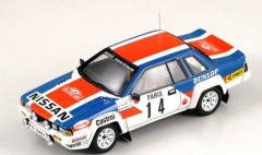 BIZ334 - Voiture du Rallye Monte Carlo 1984 T.KABY-K.GORMLEY – n°14- NISSAN 240 RS