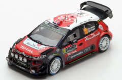 SPAS5960 - Voiture du Rallye Monte Carlo 2018 K.MEEKE-P.NAGLE – n°10 - CITROEN C3 WRC Citroen Total Abu Dhabi