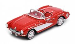 SCH43U00048 - Voiture de 1956 couleur rouge - CORVETTE C1 V8 Pace Car Daytona