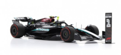 SPA18S999 - Voiture du GP Angleterre 2024 PETRONAS F1 Team Vainqueur  L.HAMILTON avec drapeau anglais – n°44 - MERCEDES-AMG W15 E Performance