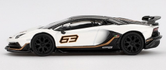 MGT00842-L - Voiture de couleur blanc de 2022 - LAMBORGHINI Aventador SVJ 63 LHD