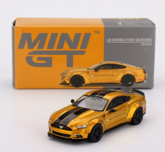 MGT00847-L - Voiture de couleur gold de 2017 - FORD Mustang LB-WORKS LB LHD