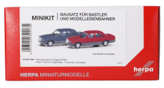 HER013727-004 - 2 unités en kit à monter bleu et rouge - MERCEDES BENZ Class S W126