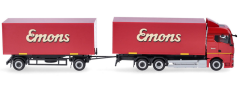 HER319294 - Camion avec caisse et remorque 1+1 essieux EMONS – MAN TGX GM 6x2