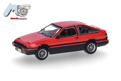 MIC87MC000003 - Voiture de 1983 de couleur rouge - TOYOTA Corolla AE86