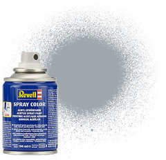 REV34190 - Bombe de peinture de 100ml couleur argent métallique