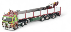 TEK86655 - Camion  avec remorque 3 essieux DE HEUS – SCANIA 143 6x4