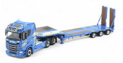 TEK87113 - Camion avec porte-engin 3 essieux KEIL - SCANIA Next Gen S-series 6x4