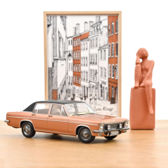 NOREV183689 - Voiture de 1969 Rouge Cuivre – OPEL Diplomat V8