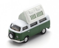 SCH26779 - Campingbus de couleur blanc et vert - VOLKSWAGEN T2