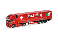 HER319706 - Camion avec remorque frigorifique 3 essieux SCHONI - VOLVO FH GL XL electric 4x2