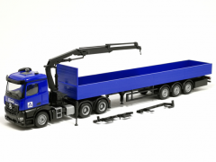 HER960038 - Camion avec grue et remorque 3 essieux HOCH TIEF – MERCEDES BENZ Arocs 6x4