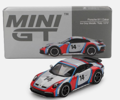 MGT00964-L - Voiture du rallye Tribute 2024 - PORSCHE 911 992 Dakar Ice Gris métallisé