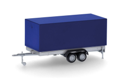 HER052627-004 - Remorque de couleur bleu 2 essieux