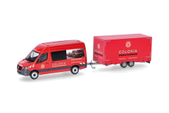 HER098618 - Fourgon avec remorque 2 essieux COLONIA - MERCEDES BENZ Sprinter