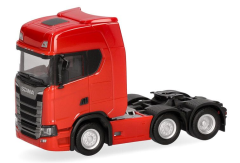 HER307543-005 - Camion solo de couleur rouge – SCANIA CS 20 HD 6x2