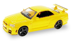 HER87MC000047 - Voiture de couleur jaune - NISSAN GTR 34