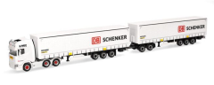 HER319720 - Camion avec caisse, dolly et remorque 3 essieux DB SCHENKER – SCANIA CR 20 HD 6x4