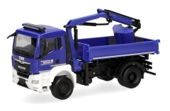 HER319522 - Camion avec benne basculante et grue THW Brandenburg – MAN TGS