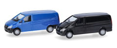 HER014229 - 2 unités en kit à monter - MERCEDES BENZ Vito W639 facelift 2010 bleu et noir