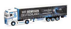 HER320320 - Camion avec remorque 3 essieux HOHNER - Wir bewegen Deutschland – MAN TGX GX 4x2