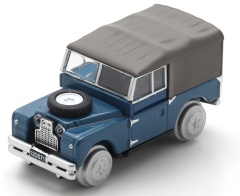 SCH87U00038 - Voiture de couleur bleu – LAND ROVER Railroad version