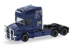 HER319423-002 - Camion solo bleu - SCANIA HAUBER - TORPEDO Topline 2004 6x4