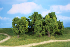 HEK1993 - 12 arbres à feuilles de 8-13cm en lot