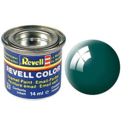 REV32162 - Pot de peinture émail de 14ml couleur vert brillant foncé