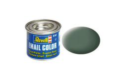 REV32167 - Pot de peinture émail de 14ml couleur gris vert mat