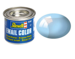 REV32752 - Pot de peinture émail de 14ml couleur bleu ciel brillant