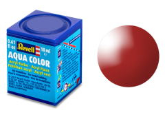 REV36131 - Pot de 18ml de peinture acrylique couleur rouge feu brillant