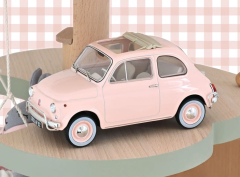 NOREV187774 - Voiture de 1968 couleur rose – FIAT 500 L